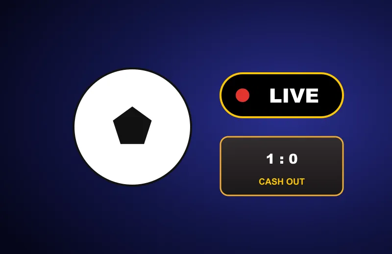 Piłka i tablica LIVE z opcją cash out – zakłady casino Cazeus